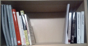 Shelf 1. Editing books