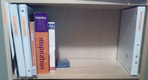 Shelf 4. Education books